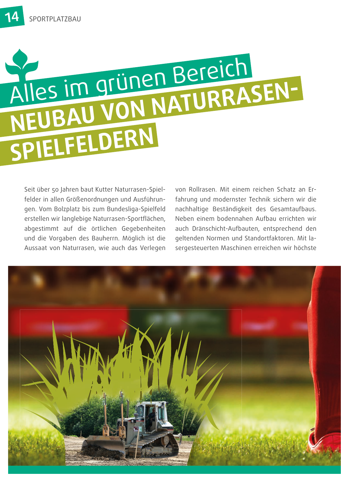 Vorschau Kutter GaLaBau - Unternehmensbroschuere Seite 14