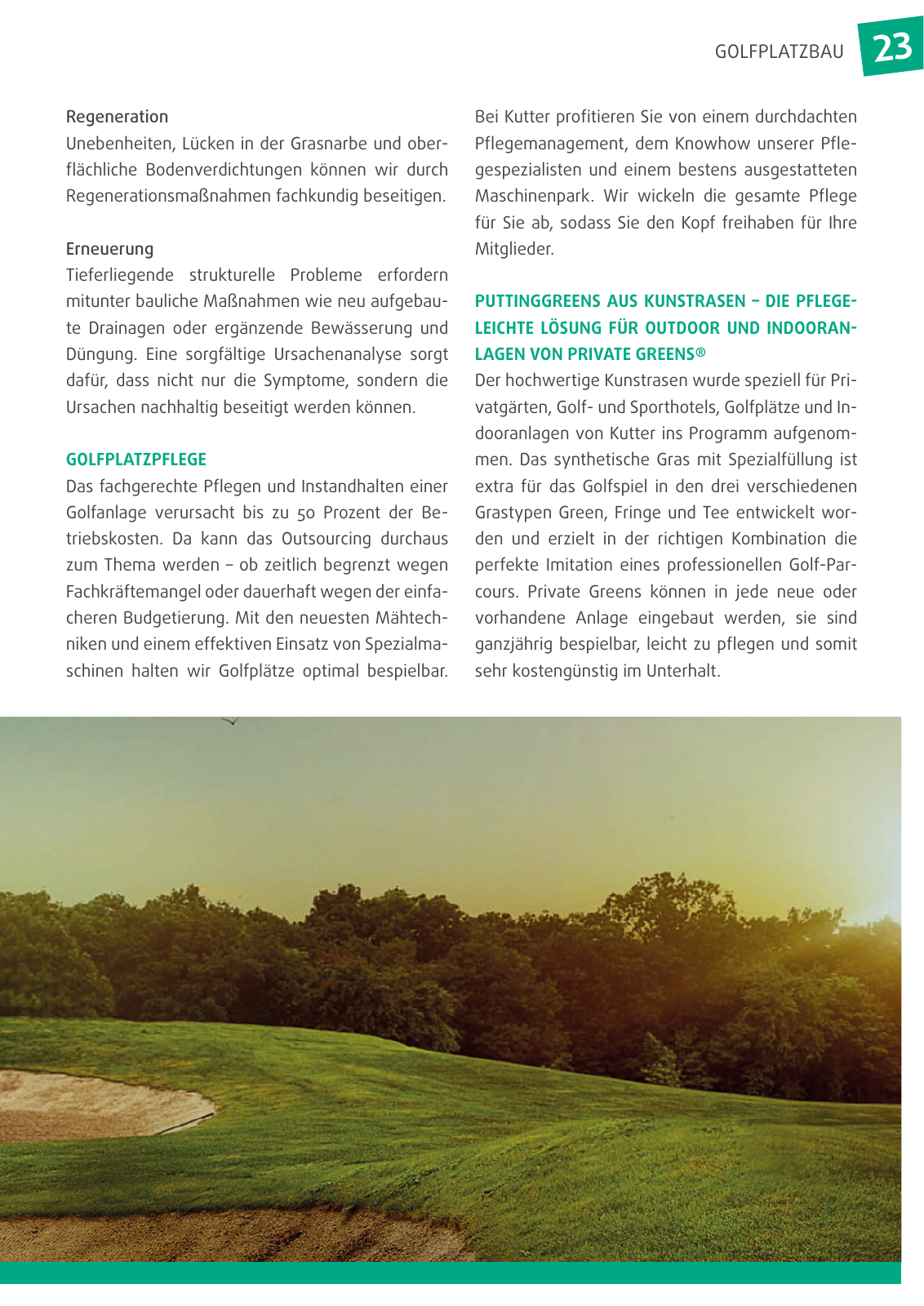 Vorschau Kutter GaLaBau - Unternehmensbroschuere Seite 23