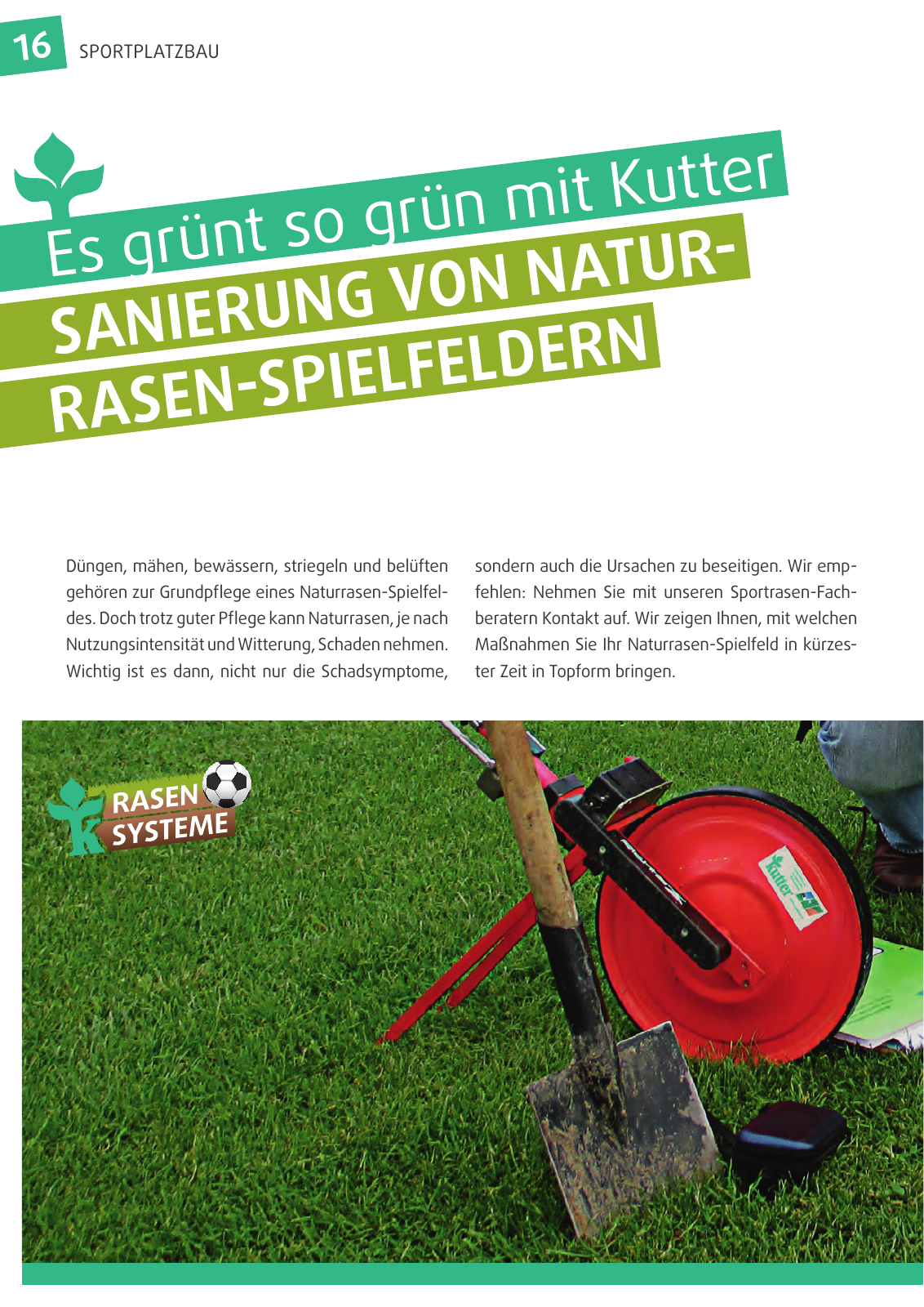 Vorschau Kutter GaLaBau - Unternehmensbroschuere Seite 16