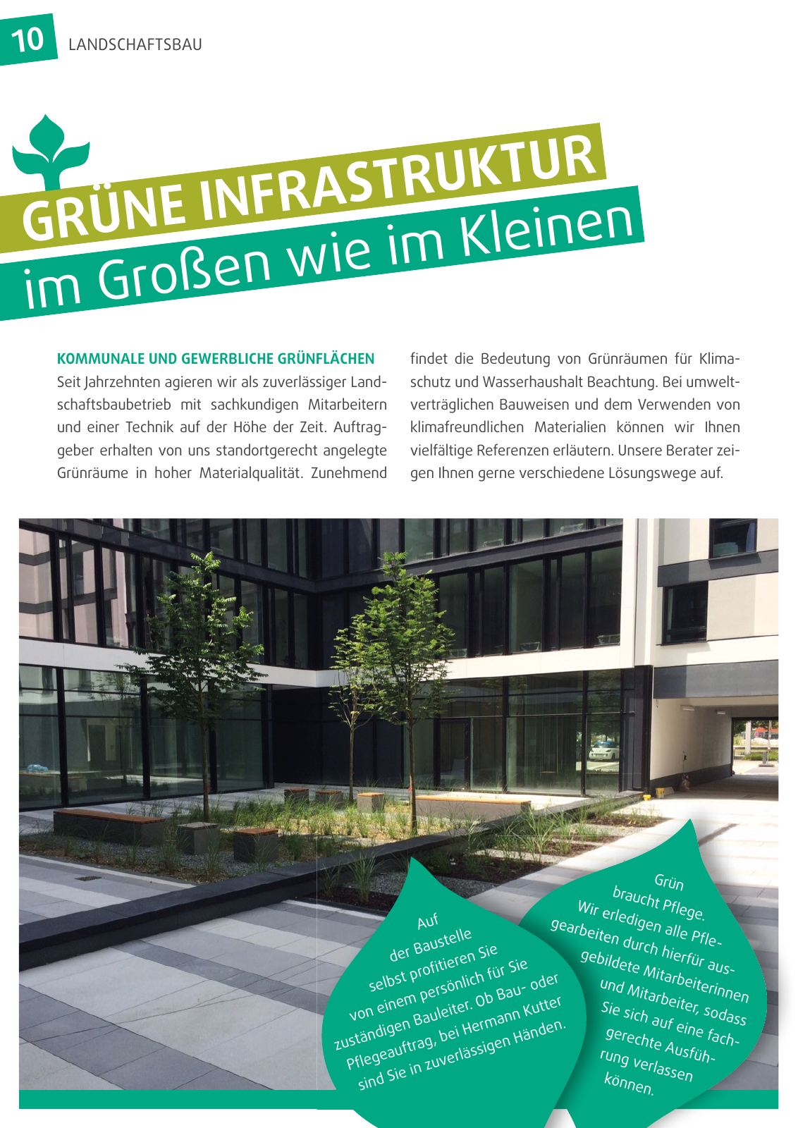 Vorschau Kutter GaLaBau - Unternehmensbroschuere Seite 10