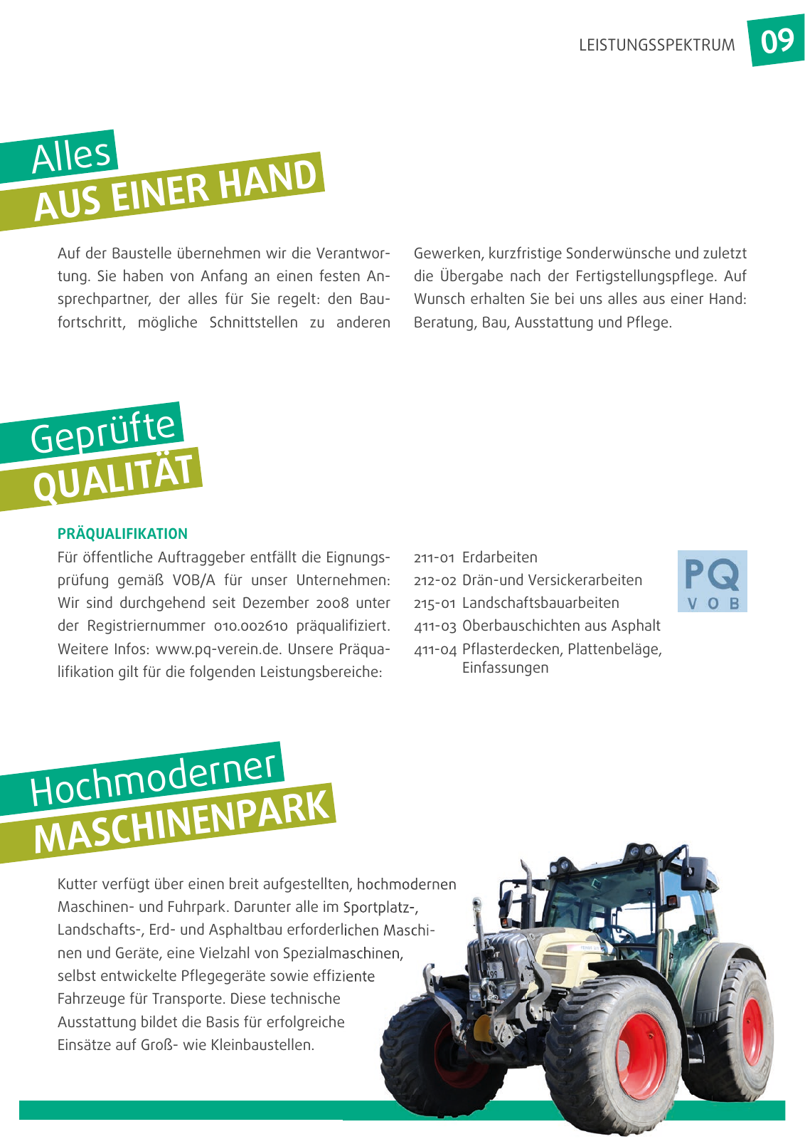 Vorschau Kutter GaLaBau - Unternehmensbroschuere Seite 9