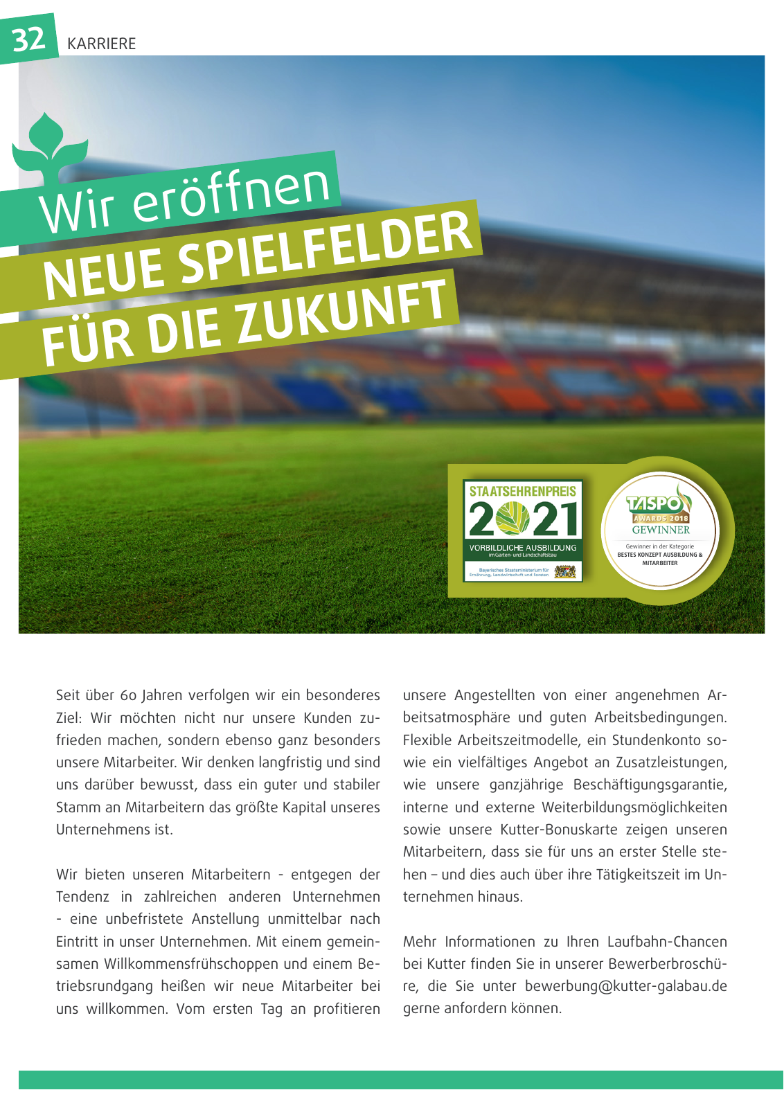 Vorschau Kutter GaLaBau - Unternehmensbroschuere Seite 32