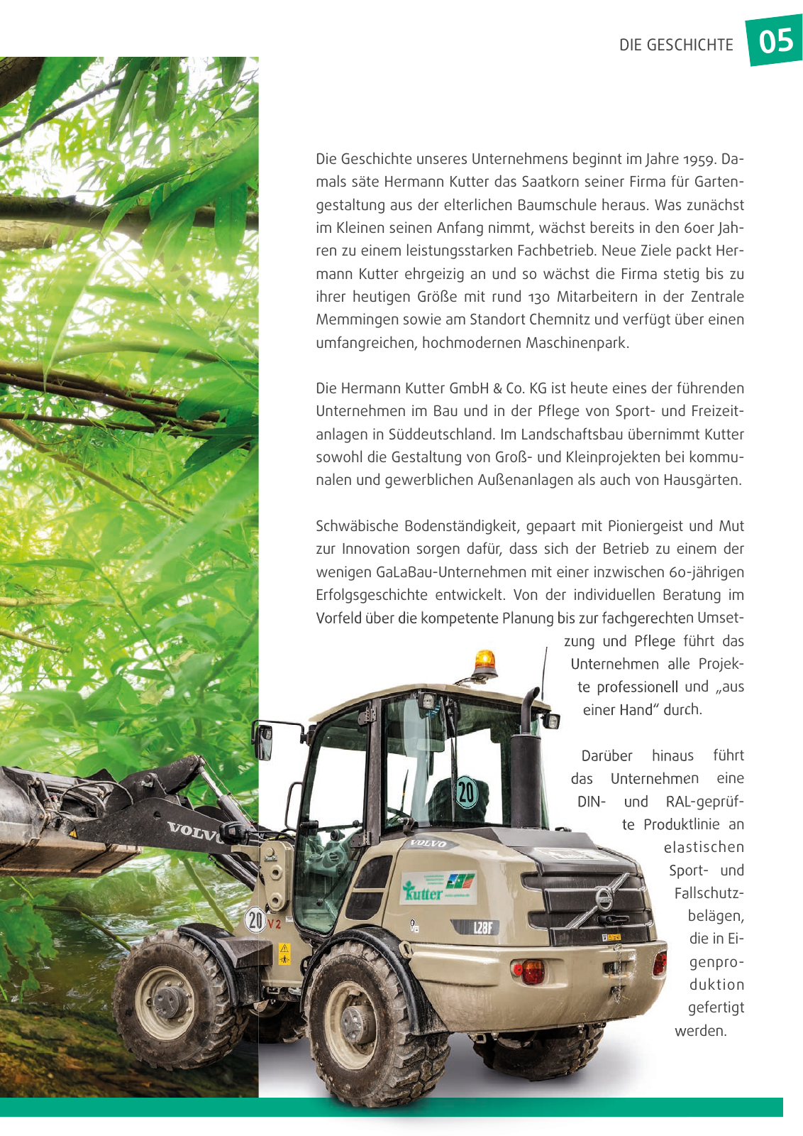Vorschau Kutter GaLaBau - Unternehmensbroschuere Seite 5